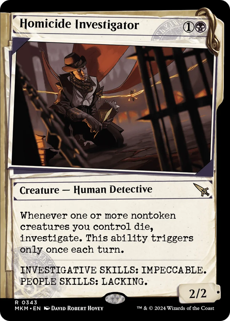 Homicide Investigator · Murders at Karlov Manor