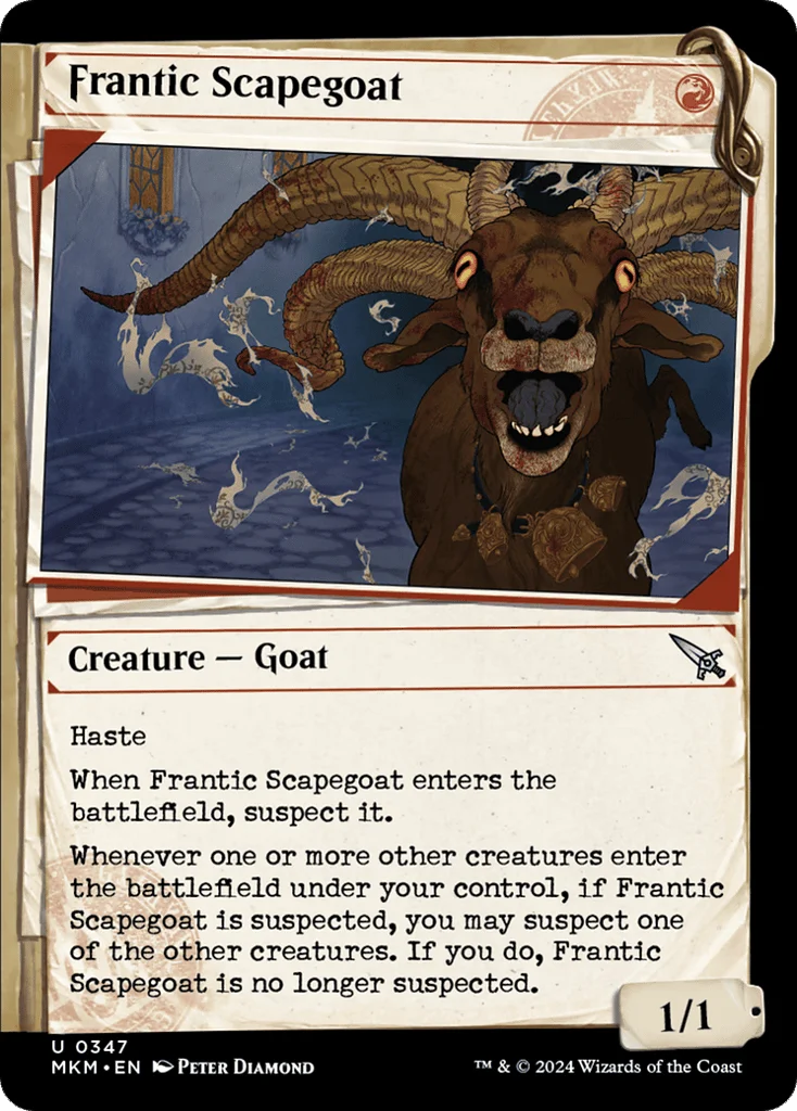 Frantic Scapegoat · Murders at Karlov Manor