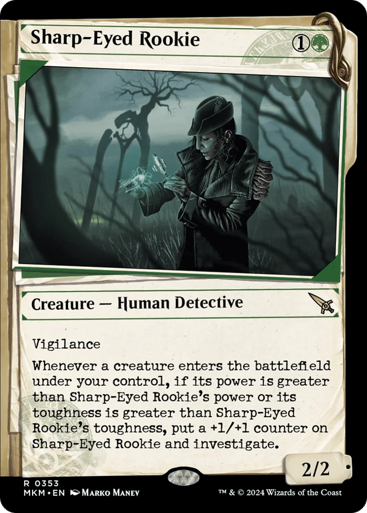 Sharp-Eyed Rookie · Murders at Karlov Manor