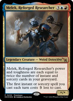 Melek, Reforged Researcher