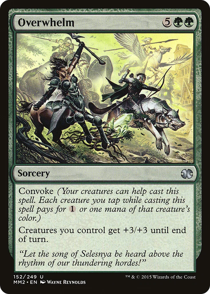 Overwhelm · Modern Masters 2015