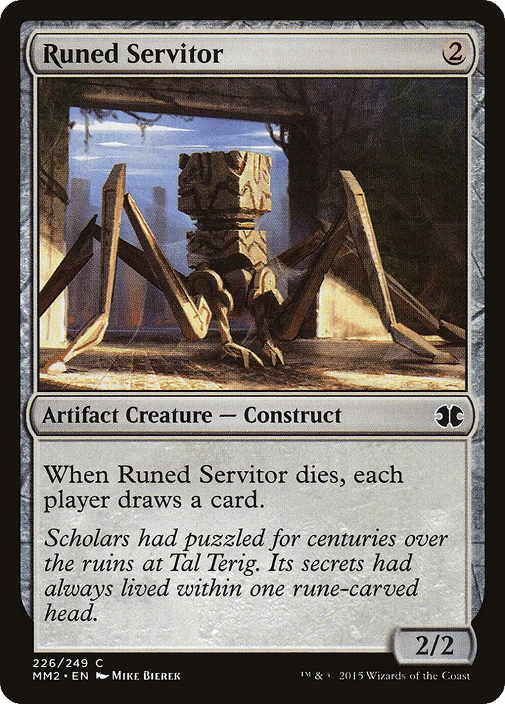 Runed Servitor · Modern Masters 2015