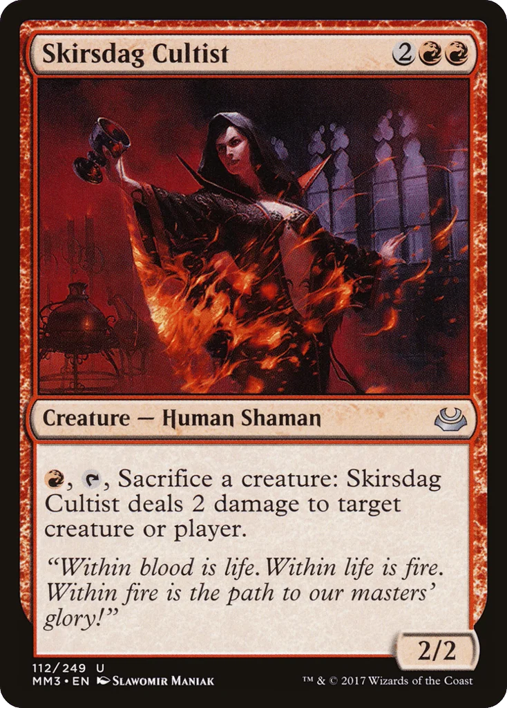 Skirsdag Cultist · Modern Masters 2017