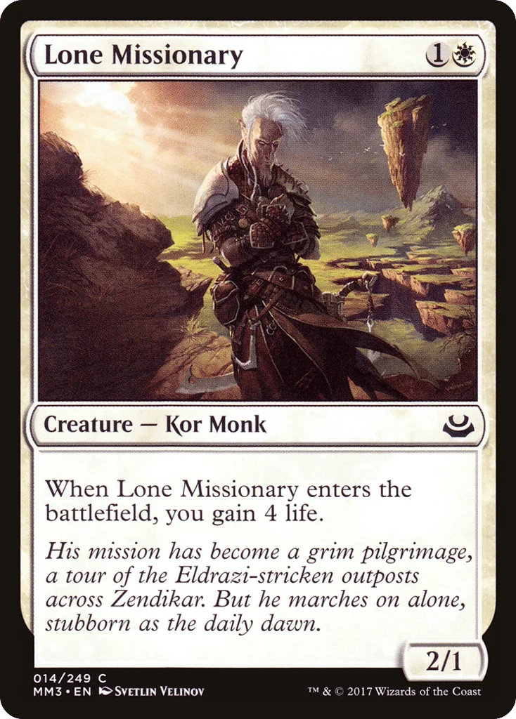 Lone Missionary · Modern Masters 2017