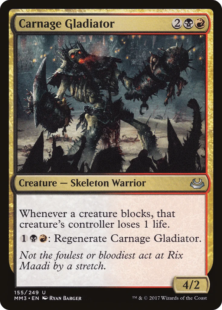 Carnage Gladiator · Modern Masters 2017