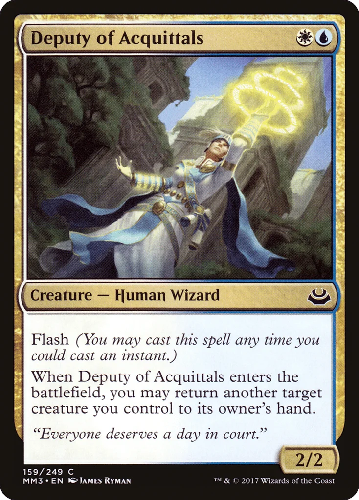 Deputy of Acquittals · Modern Masters 2017