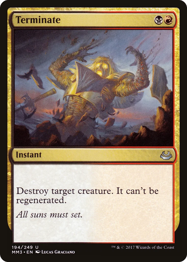 Terminate · Modern Masters 2017