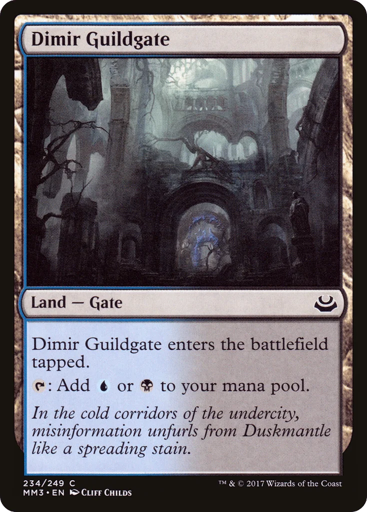Dimir Guildgate · Modern Masters 2017