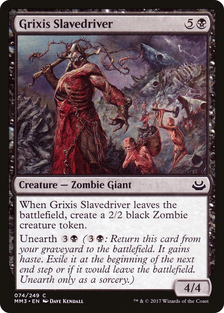 Grixis Slavedriver · Modern Masters 2017