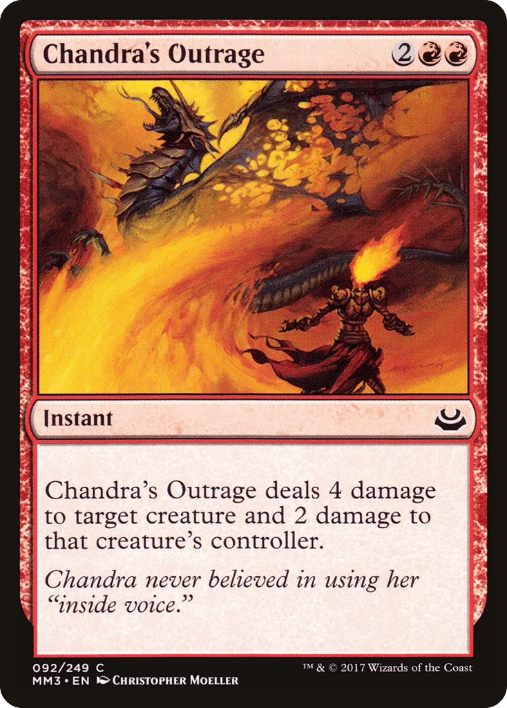 Chandra's Outrage · Modern Masters 2017