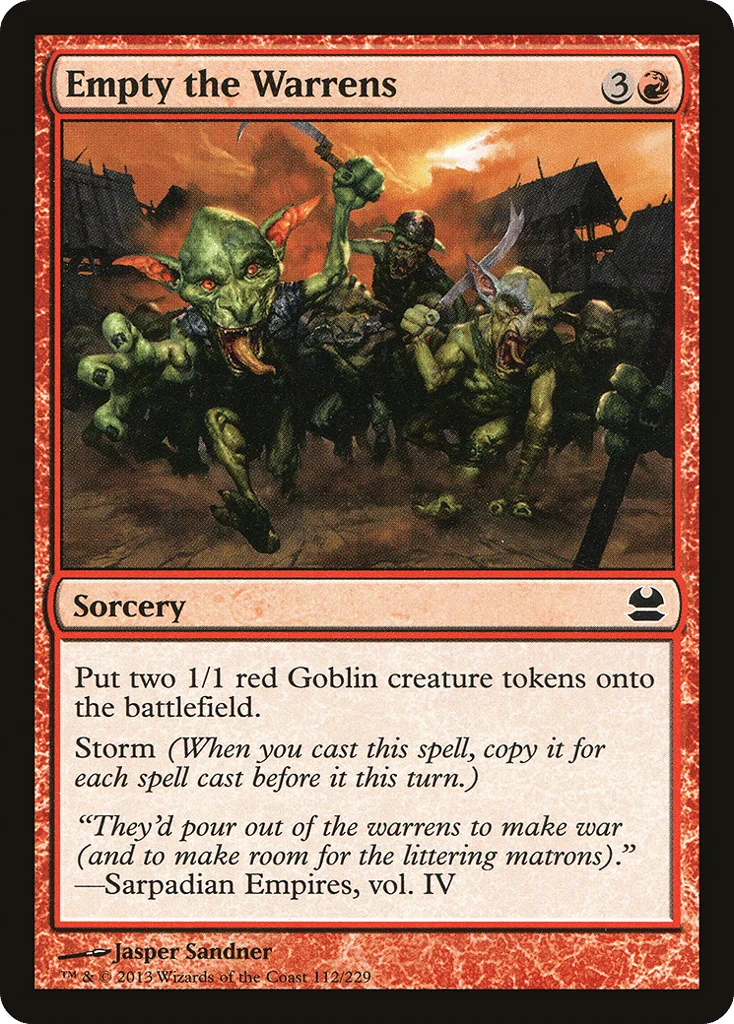 Empty the Warrens · Modern Masters