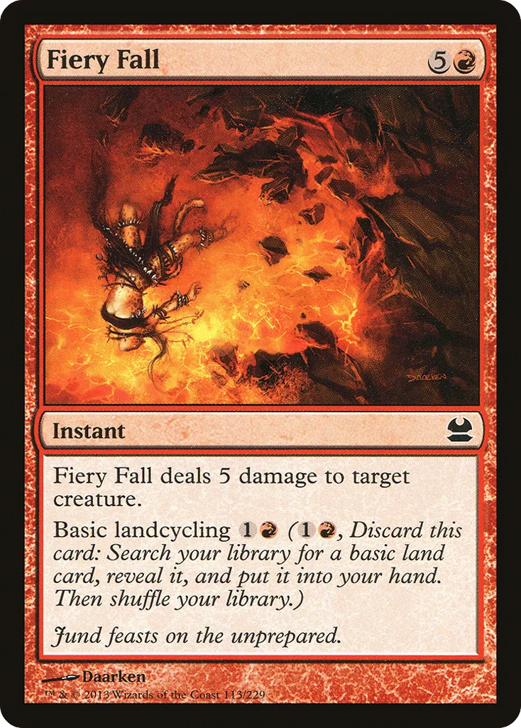 Fiery Fall · Modern Masters