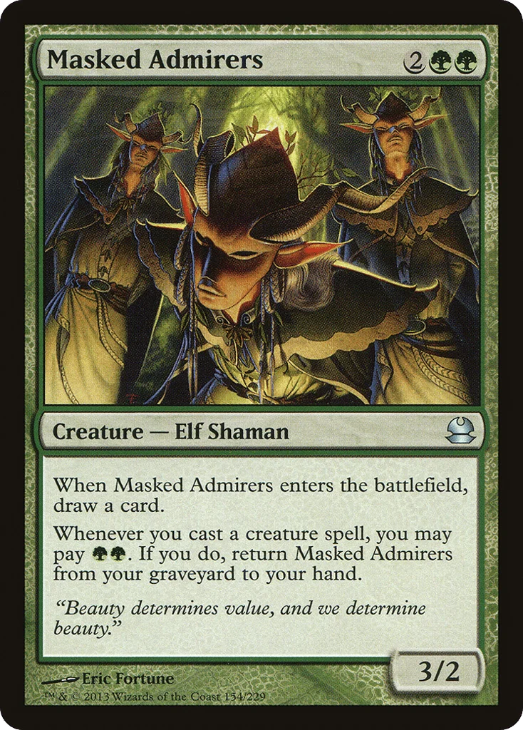 Masked Admirers · Modern Masters