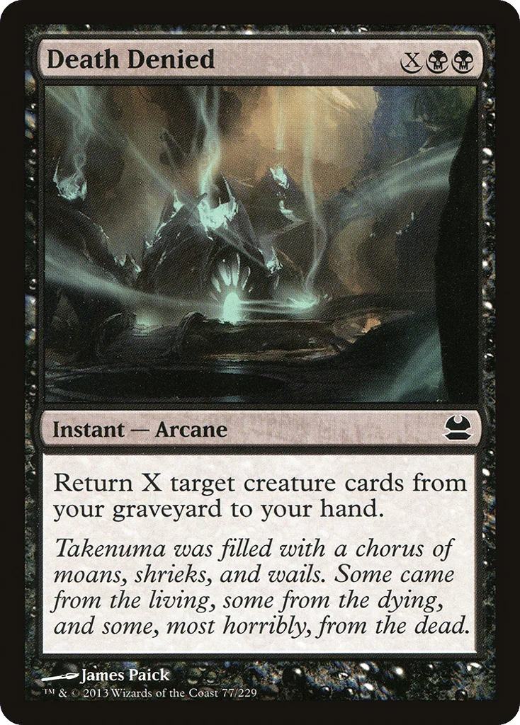 Death Denied · Modern Masters