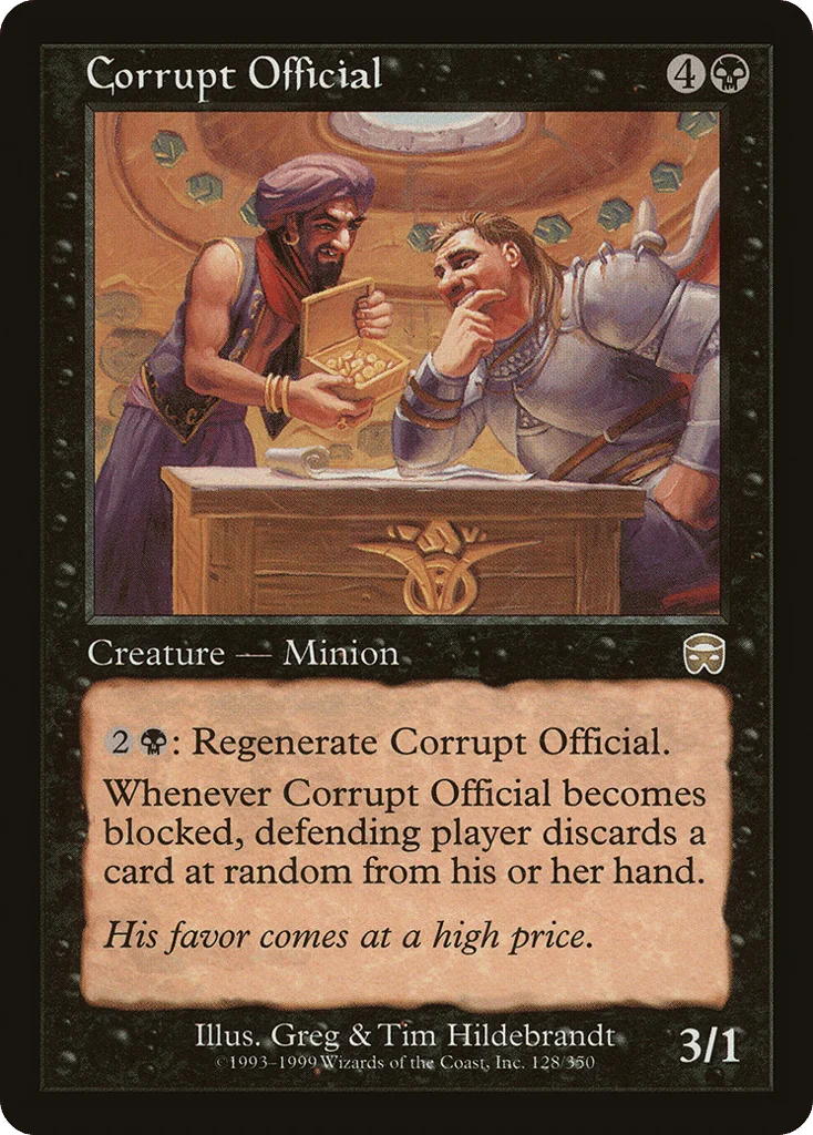 Corrupt Official · Mercadian Masques