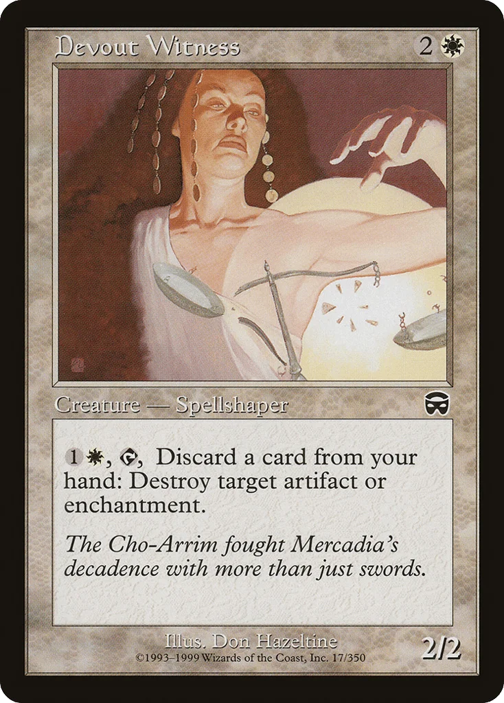 Devout Witness · Mercadian Masques