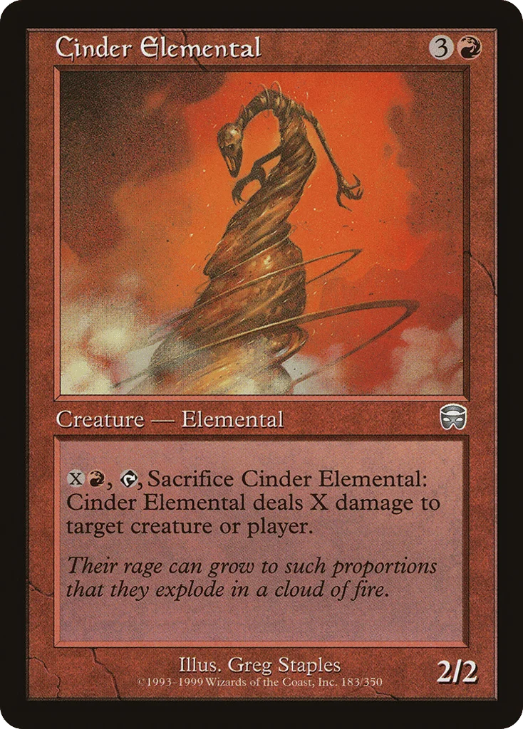 Cinder Elemental · Mercadian Masques