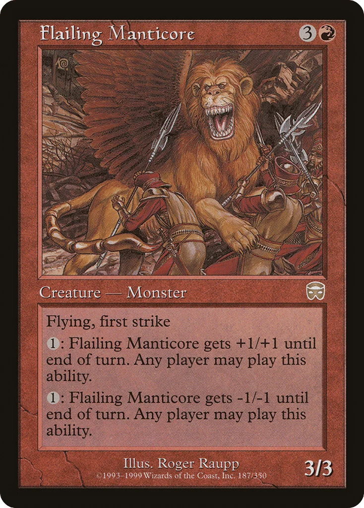 Flailing Manticore · Mercadian Masques