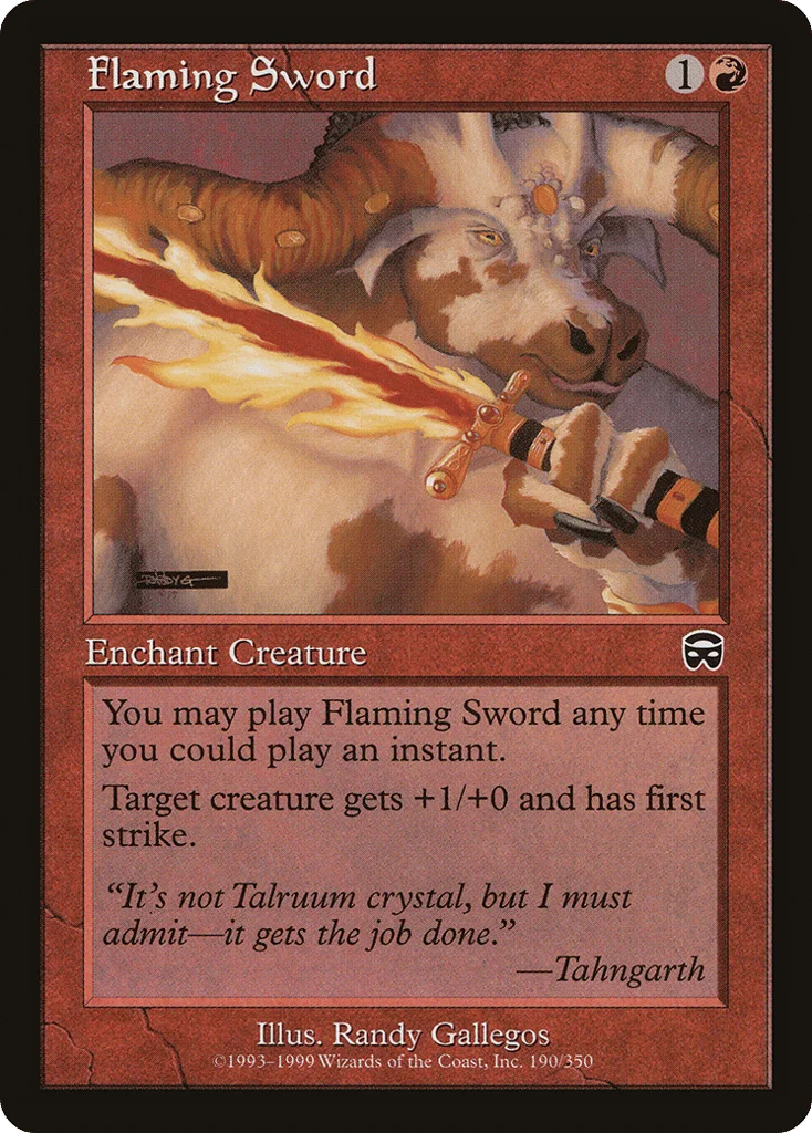Flaming Sword · Mercadian Masques