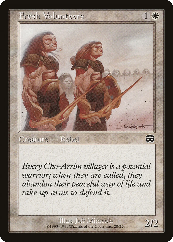 Fresh Volunteers · Mercadian Masques