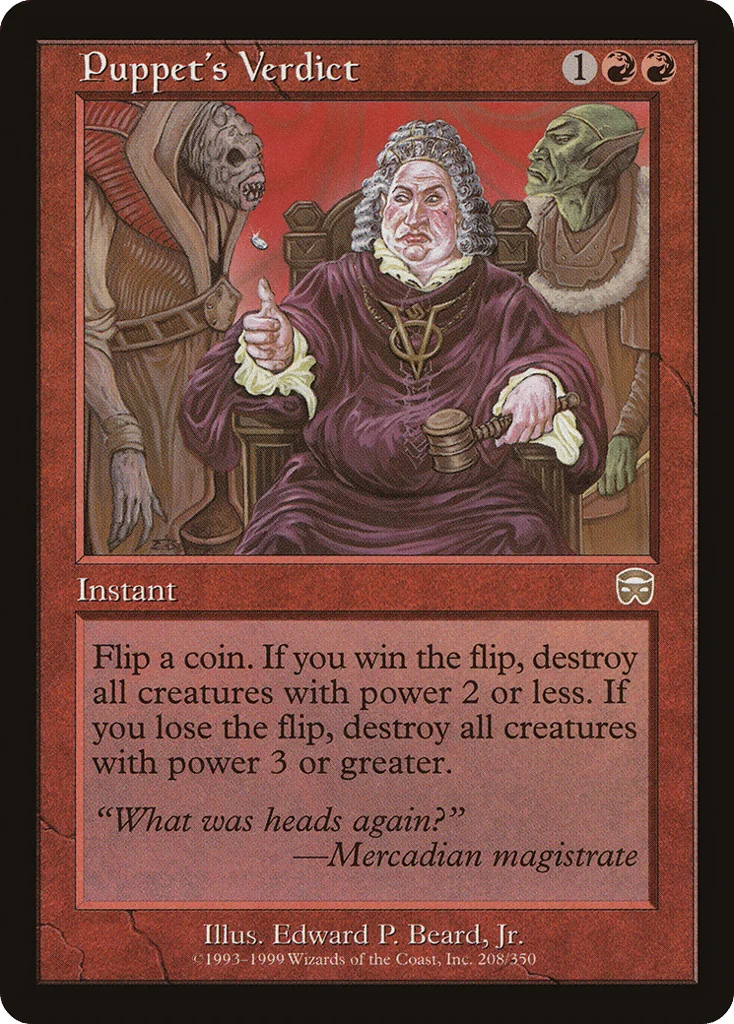 Puppet's Verdict · Mercadian Masques