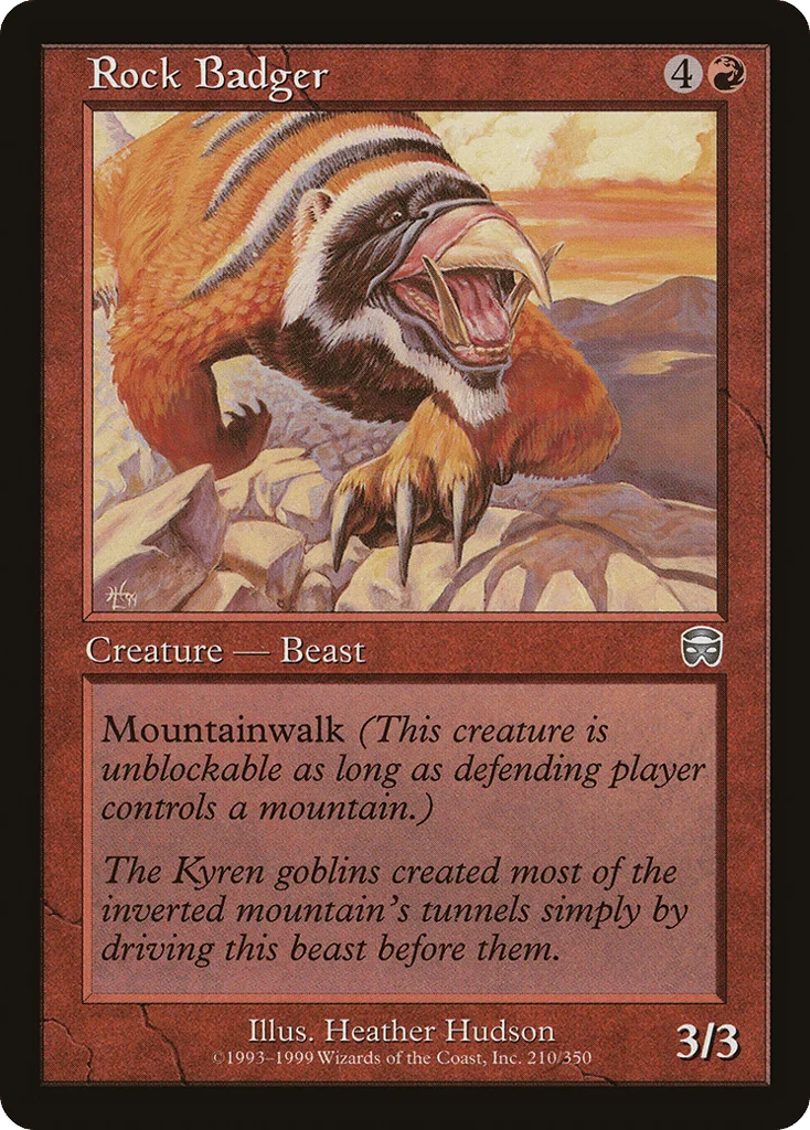 Rock Badger · Mercadian Masques