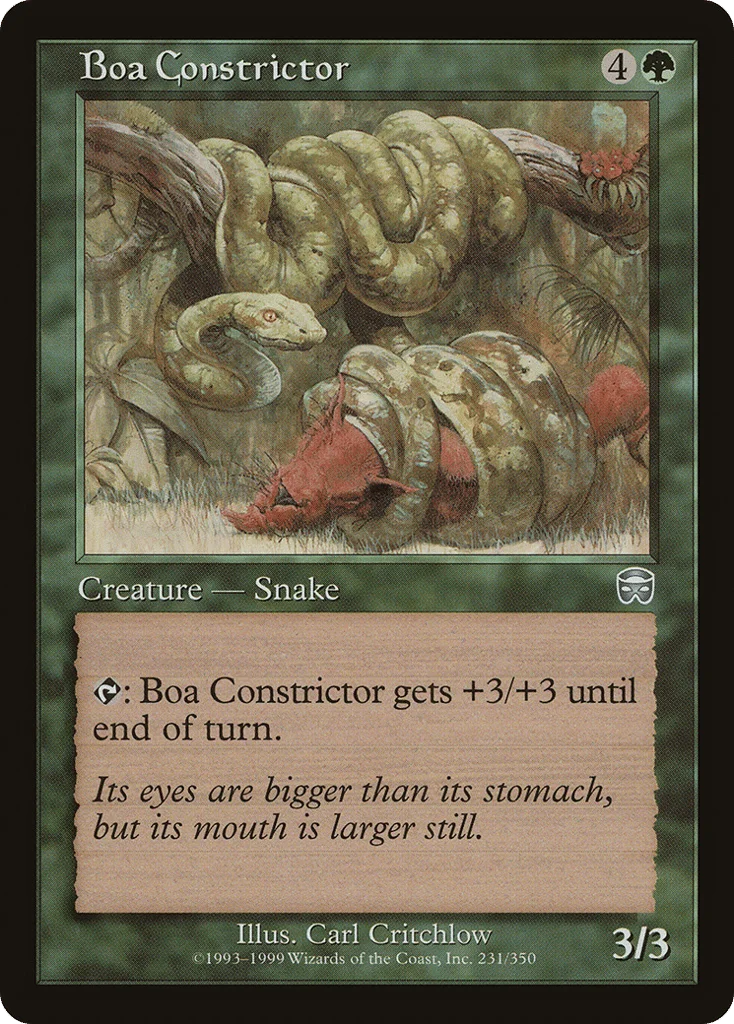 Boa Constrictor · Mercadian Masques