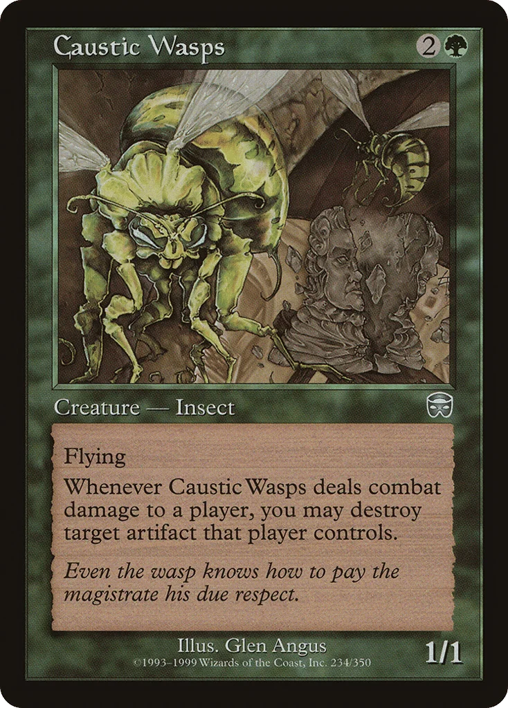 Caustic Wasps · Mercadian Masques