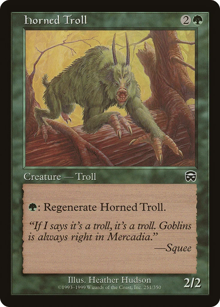 Horned Troll · Mercadian Masques