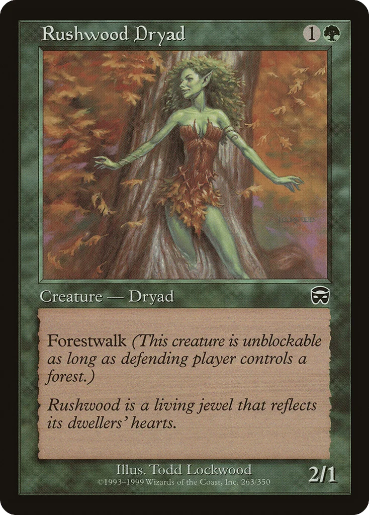 Rushwood Dryad · Mercadian Masques