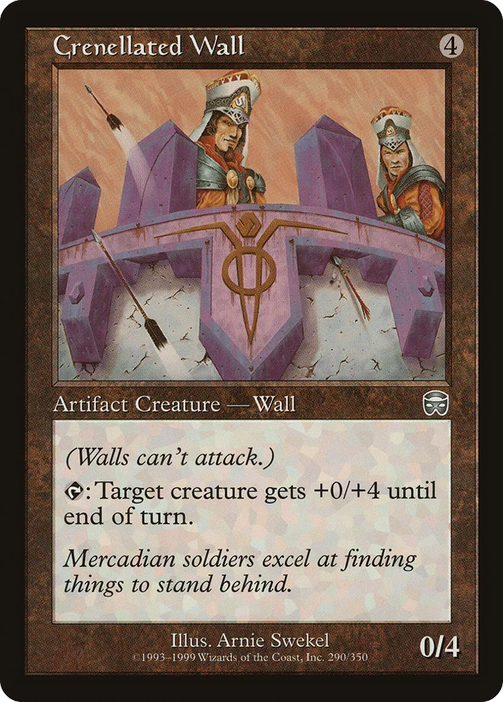 Crenellated Wall · Mercadian Masques
