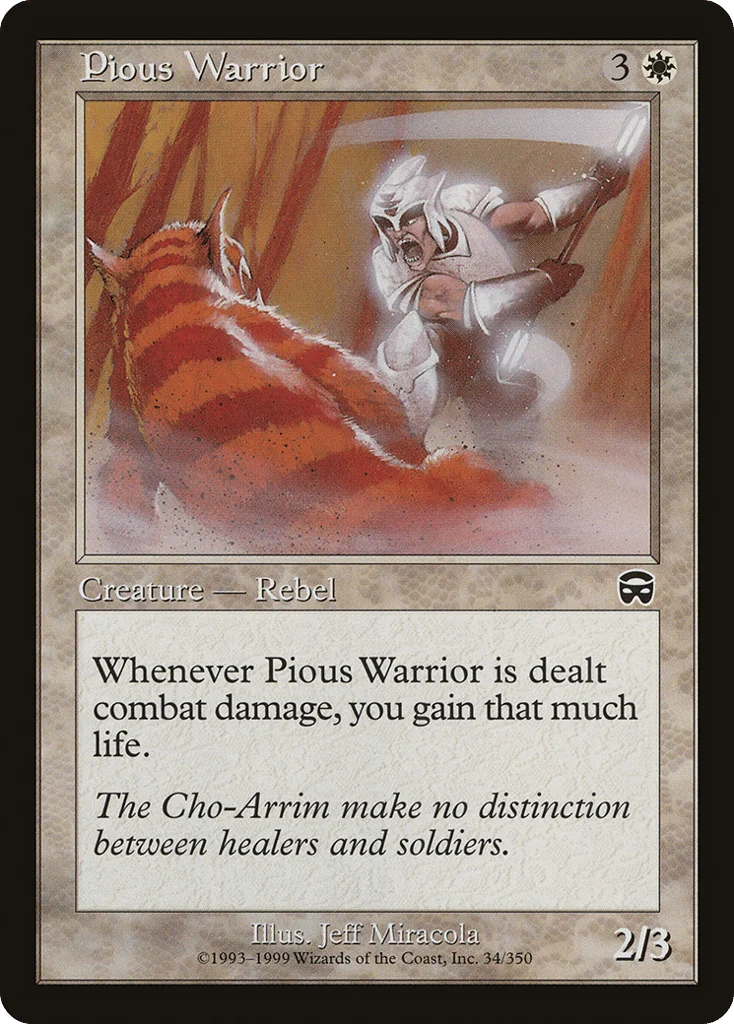Pious Warrior · Mercadian Masques