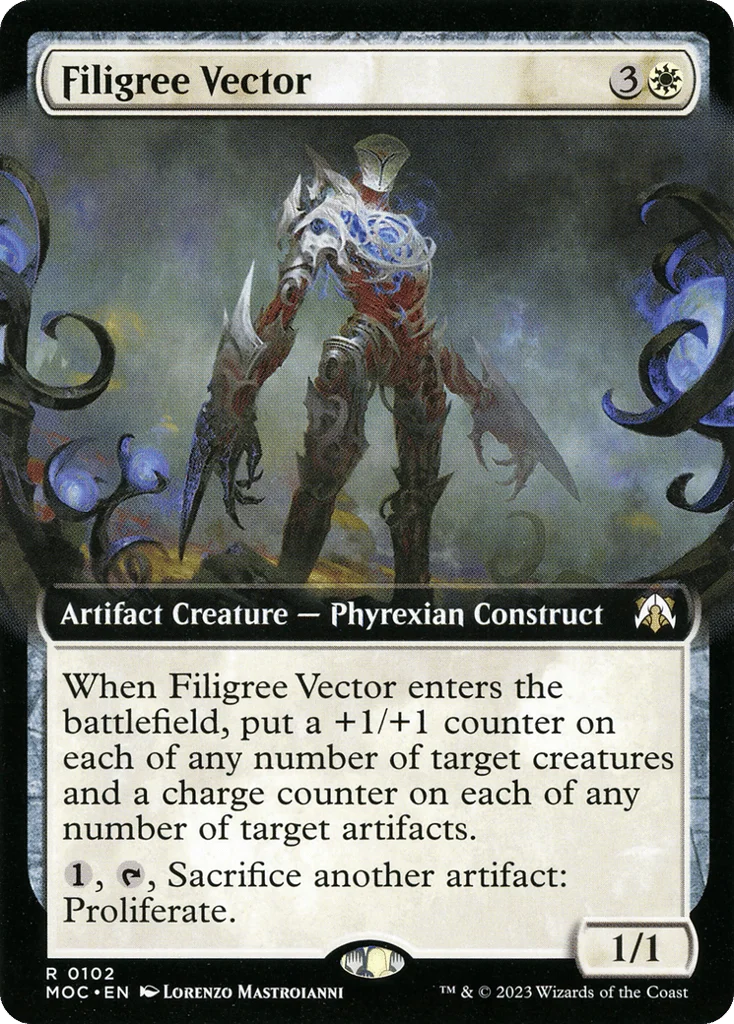 Filigree Vector · March of the Machine Commander