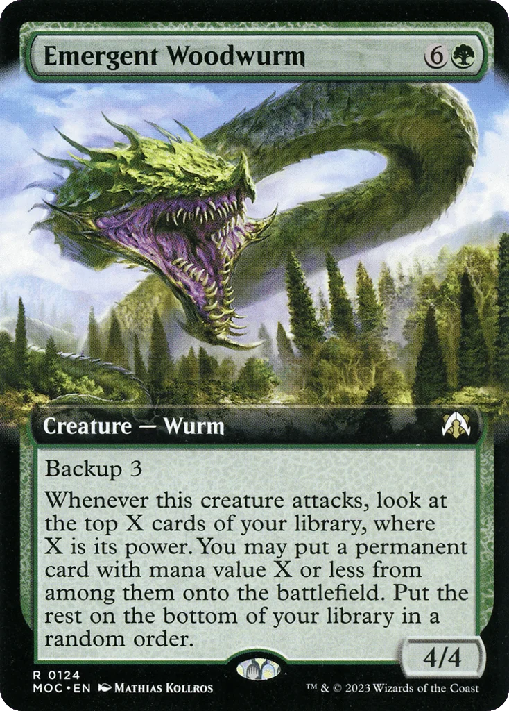 Emergent Woodwurm · March of the Machine Commander