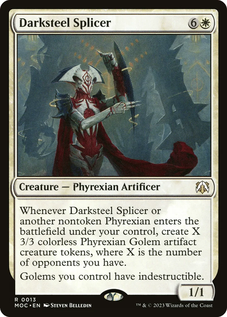 Darksteel Splicer · March of the Machine Commander