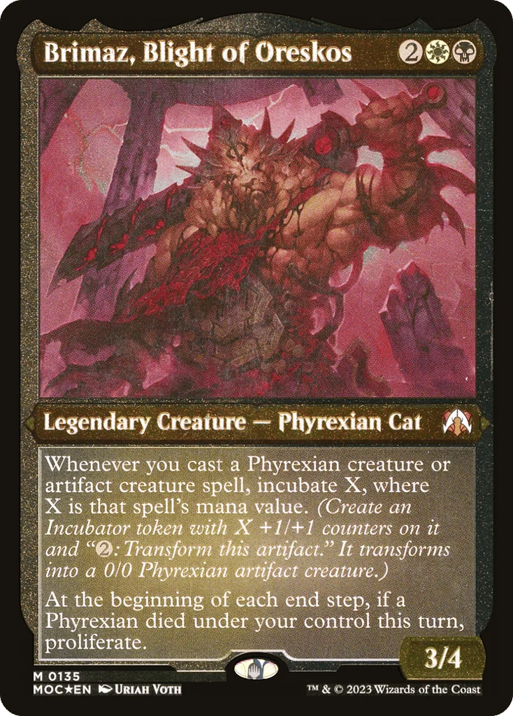 Brimaz, Blight of Oreskos · March of the Machine Commander