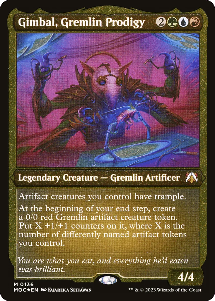 Gimbal, Gremlin Prodigy · March of the Machine Commander