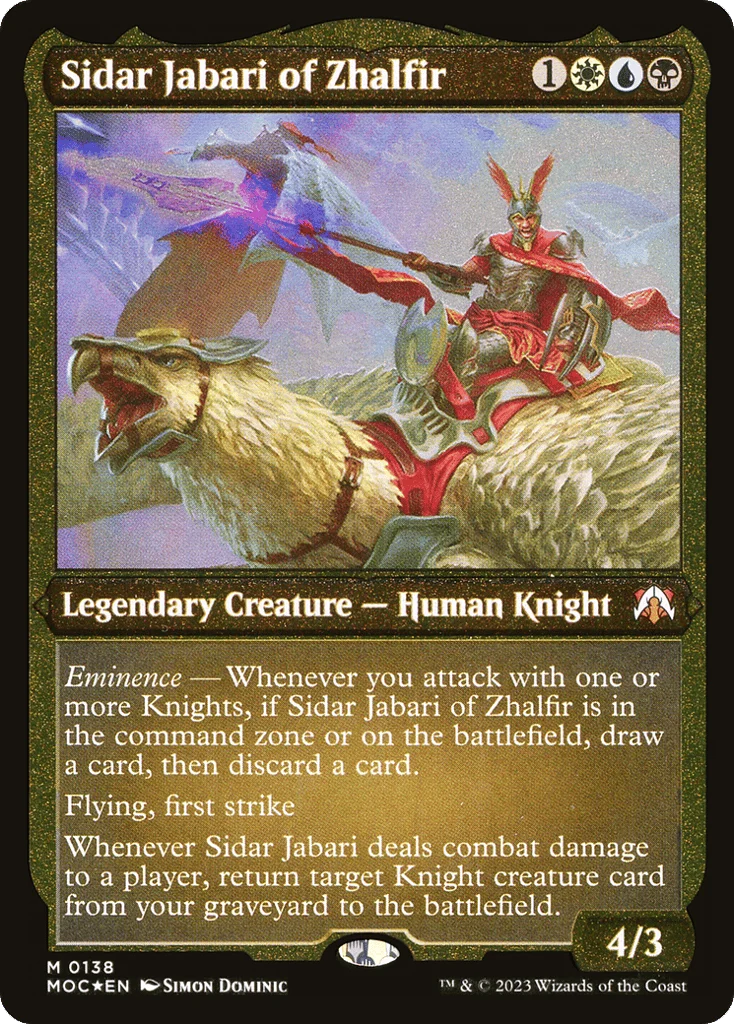Sidar Jabari of Zhalfir · March of the Machine Commander