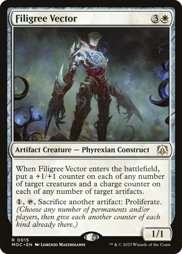 Filigree Vector · March of the Machine Commander