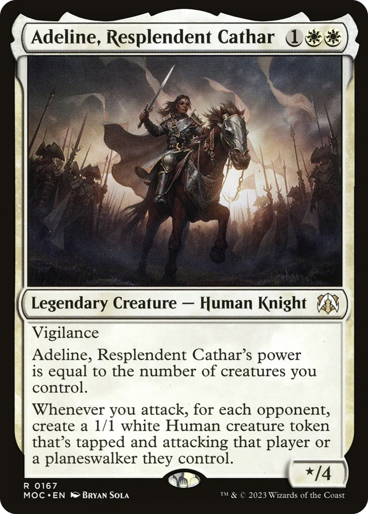 Adeline, Resplendent Cathar · March of the Machine Commander