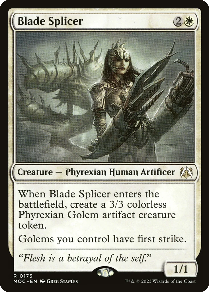 Blade Splicer · March of the Machine Commander