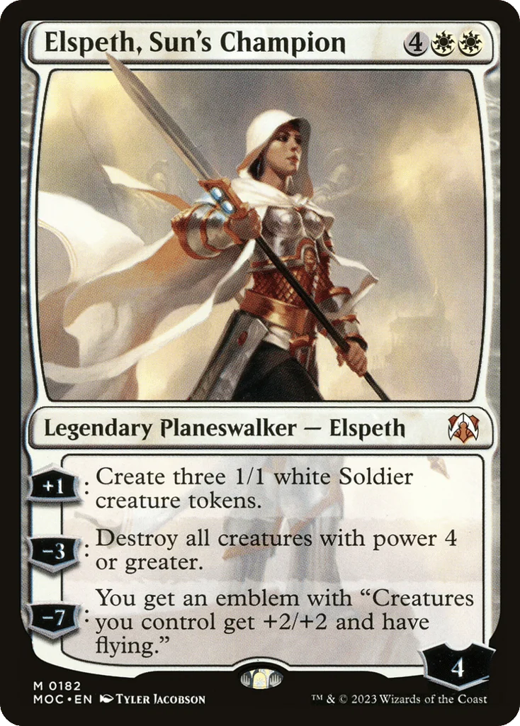 Elspeth, Sun's Champion · March of the Machine Commander