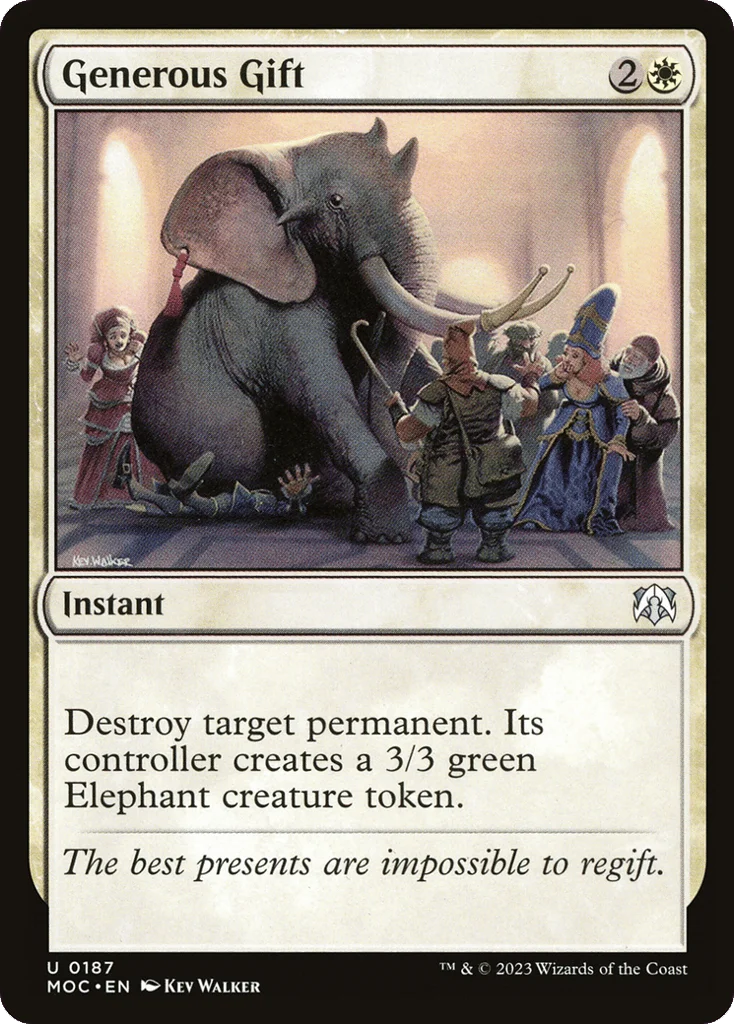 Generous Gift · March of the Machine Commander