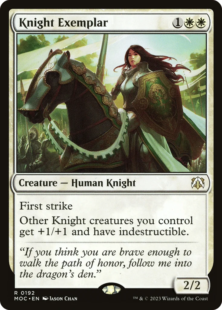 Knight Exemplar · March of the Machine Commander