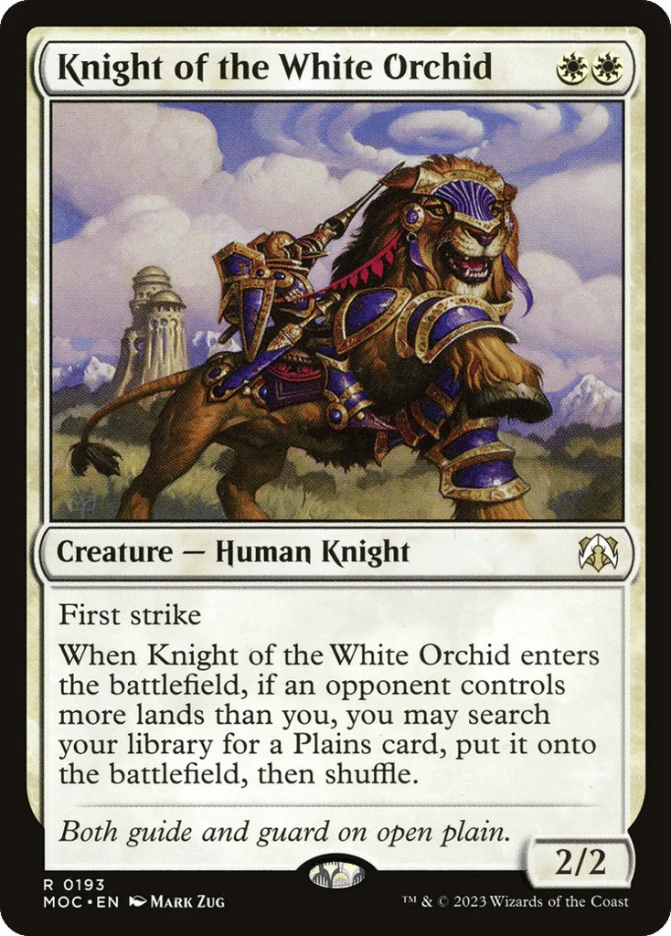 Knight of the White Orchid · March of the Machine Commander