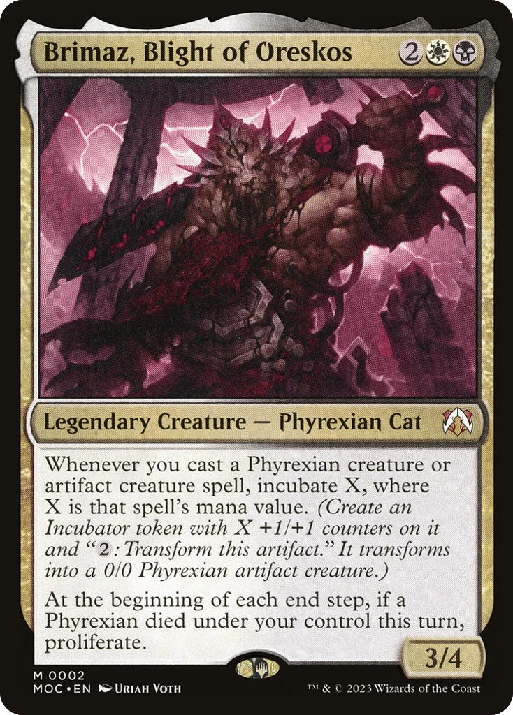 Brimaz, Blight of Oreskos · March of the Machine Commander
