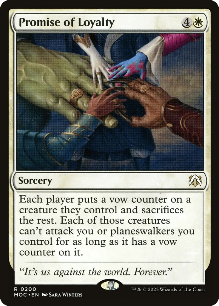 Promise of Loyalty · March of the Machine Commander