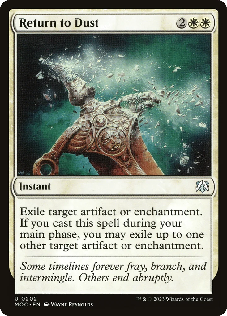 Return to Dust · March of the Machine Commander