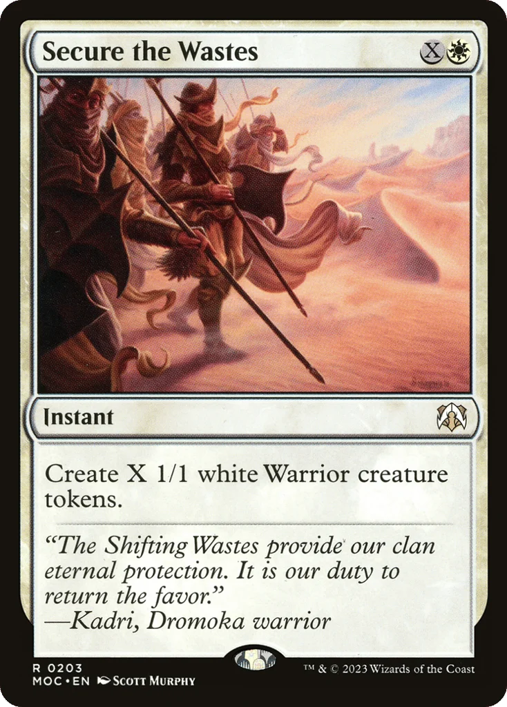 Secure the Wastes · March of the Machine Commander