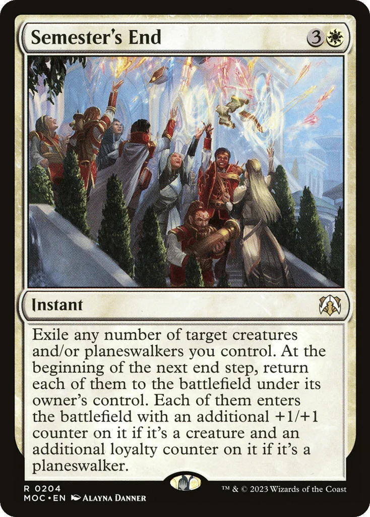 Semester's End · March of the Machine Commander